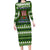 Amazing Viking Christmas Long Sleeve Bodycon Dress Xmas Holiday Patterns - Wonder Print Shop