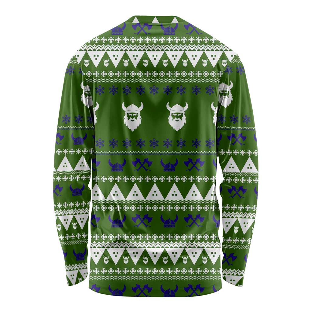 Amazing Viking Christmas Long Sleeve Shirt Xmas Holiday Patterns - Wonder Print Shop