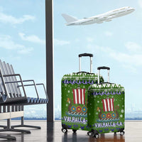 Amazing Viking Christmas Luggage Cover Xmas Holiday Patterns - Wonder Print Shop