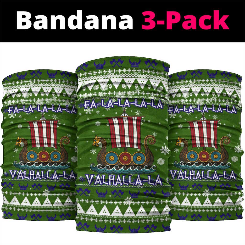 Amazing Viking Christmas Neck Gaiter Xmas Holiday Patterns - Wonder Print Shop