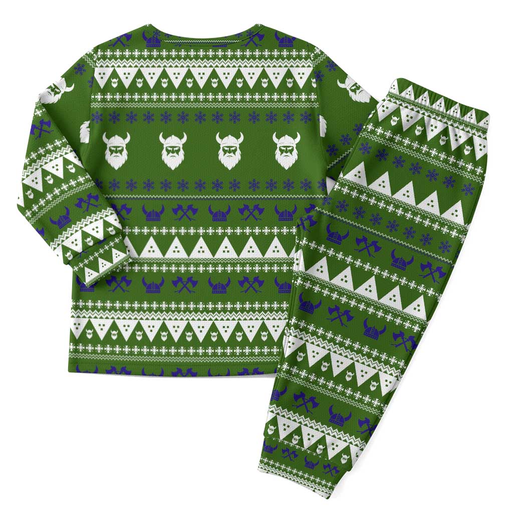 Amazing Viking Christmas Pajama Set Xmas Holiday Patterns - Wonder Print Shop
