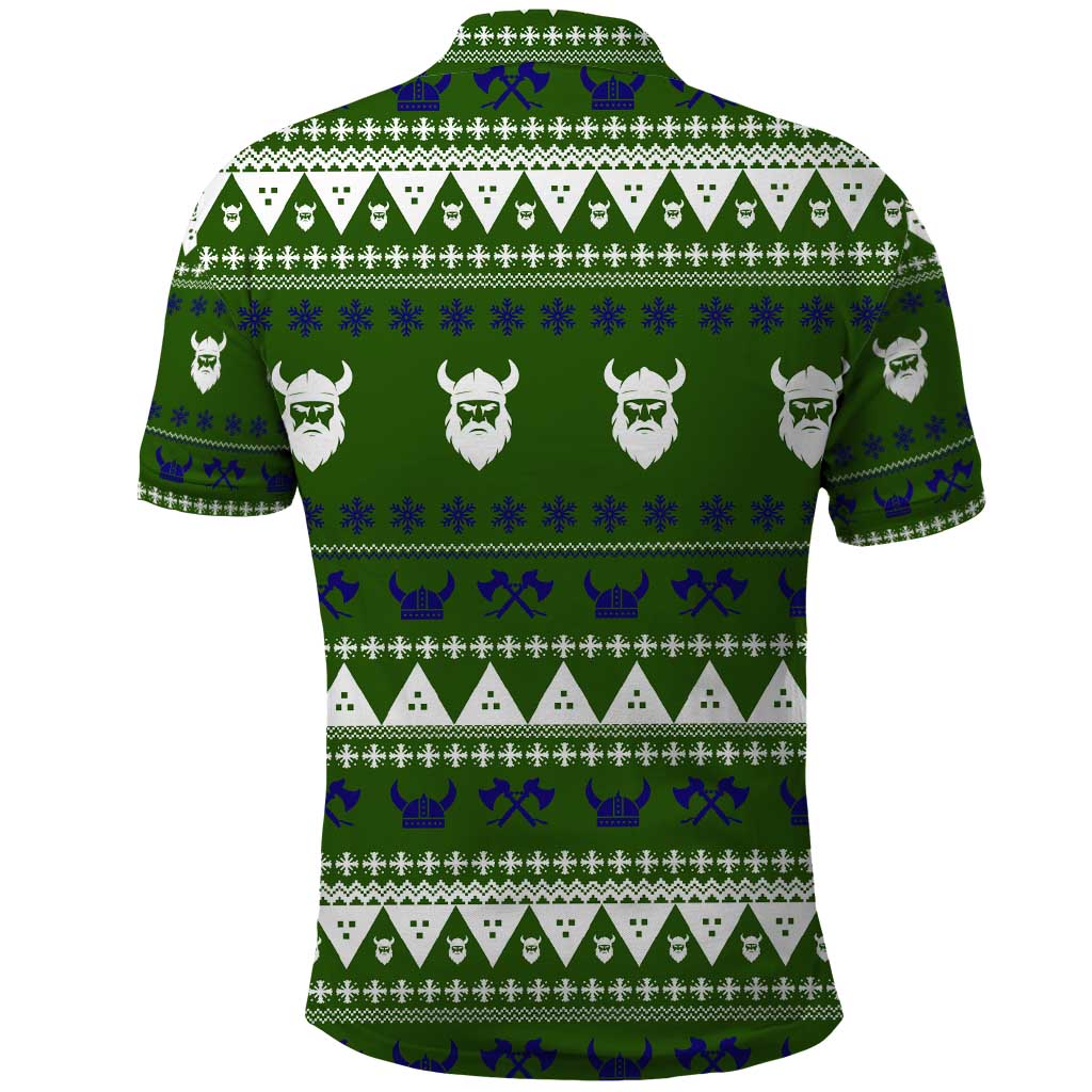Amazing Viking Christmas Polo Shirt Xmas Holiday Patterns - Wonder Print Shop