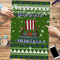 Amazing Viking Christmas Puzzle Xmas Holiday Patterns - Wonder Print Shop
