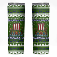 Amazing Viking Christmas Skinny Tumbler Xmas Holiday Patterns - Wonder Print Shop