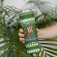 Amazing Viking Christmas Skinny Tumbler Xmas Holiday Patterns - Wonder Print Shop