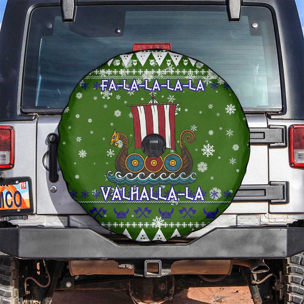 Amazing Viking Christmas Spare Tire Cover Xmas Holiday Patterns - Wonder Print Shop