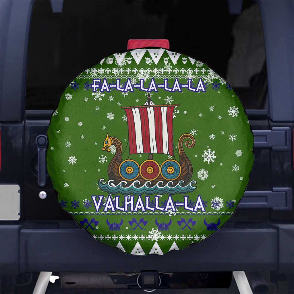 Amazing Viking Christmas Spare Tire Cover Xmas Holiday Patterns - Wonder Print Shop