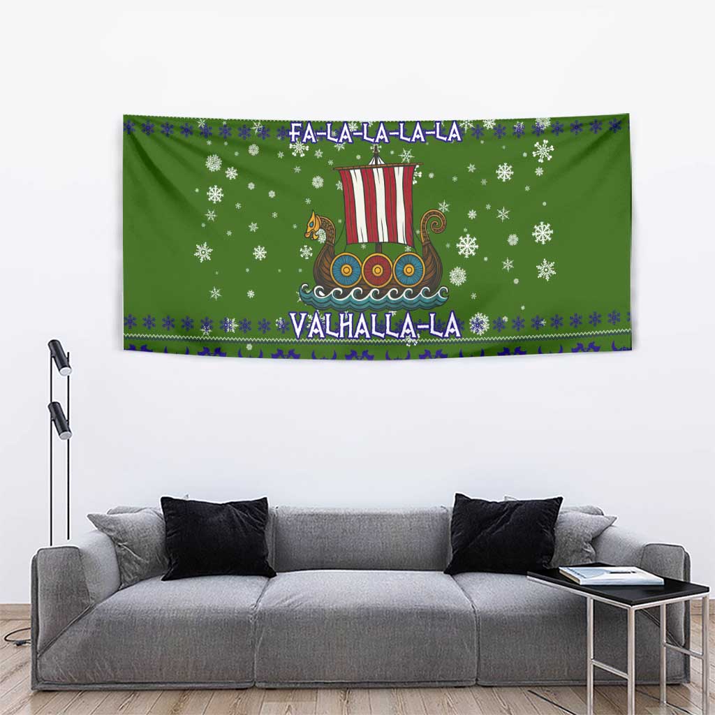 Amazing Viking Christmas Tapestry Xmas Holiday Patterns - Wonder Print Shop