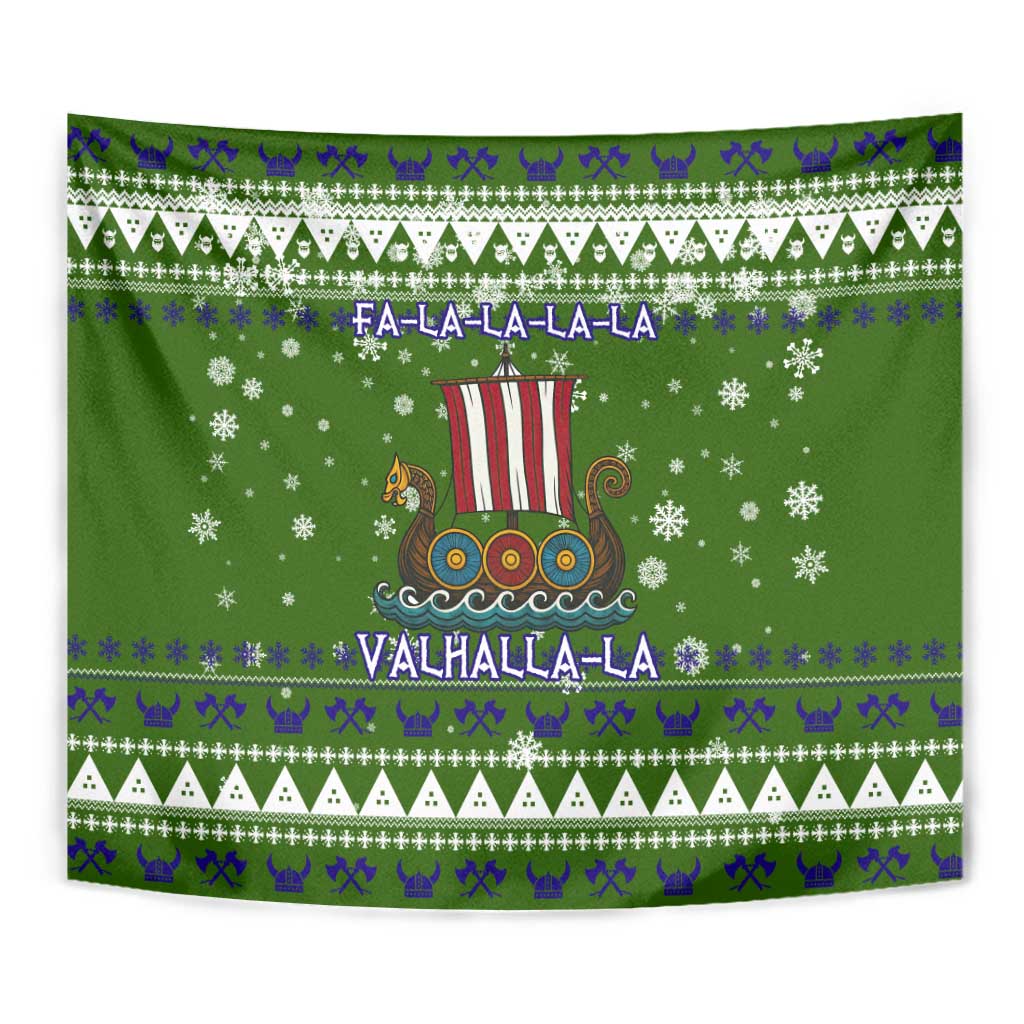 Amazing Viking Christmas Tapestry Xmas Holiday Patterns - Wonder Print Shop