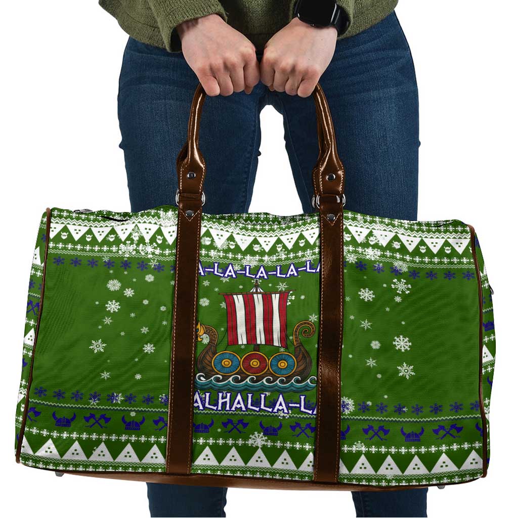 Amazing Viking Christmas Travel Bag Xmas Holiday Patterns - Wonder Print Shop