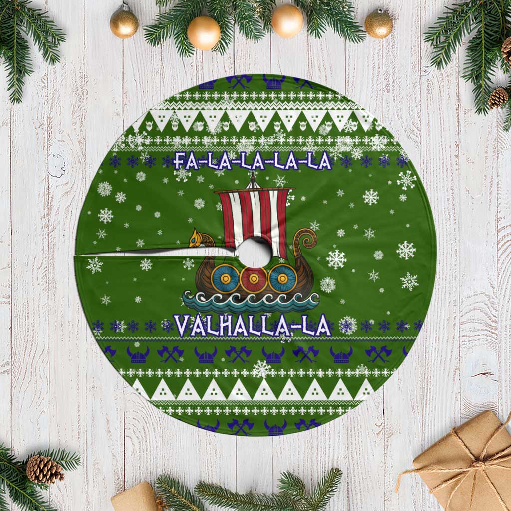 Amazing Viking Christmas Tree Skirt Xmas Holiday Patterns - Wonder Print Shop