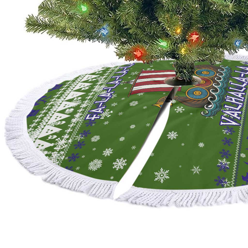 Amazing Viking Christmas Tree Skirt Xmas Holiday Patterns - Wonder Print Shop
