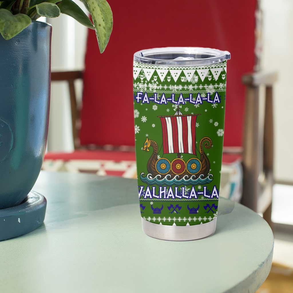Amazing Viking Christmas Tumbler Cup Xmas Holiday Patterns - Wonder Print Shop