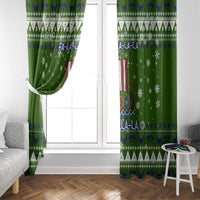 Amazing Viking Christmas Window Curtain Xmas Holiday Patterns - Wonder Print Shop