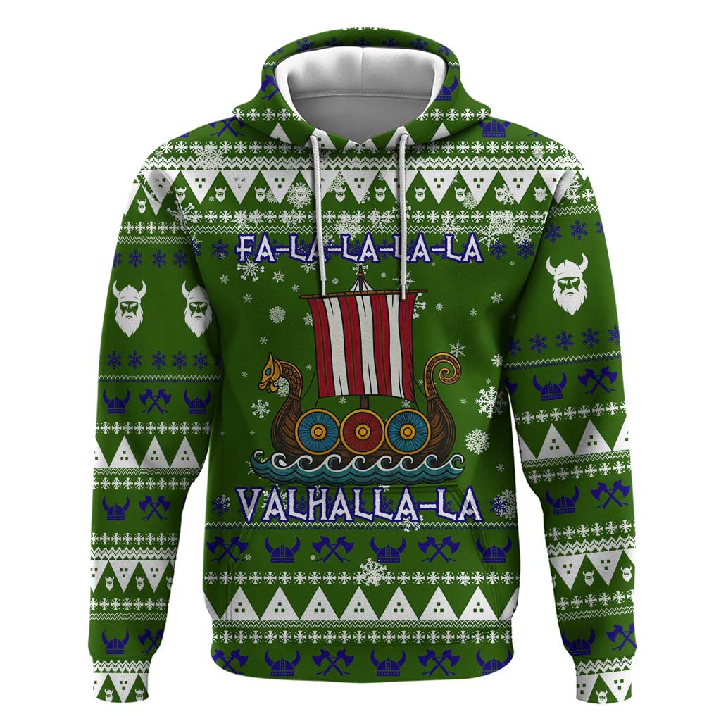Amazing Viking Christmas Zip Hoodie Xmas Holiday Patterns - Wonder Print Shop