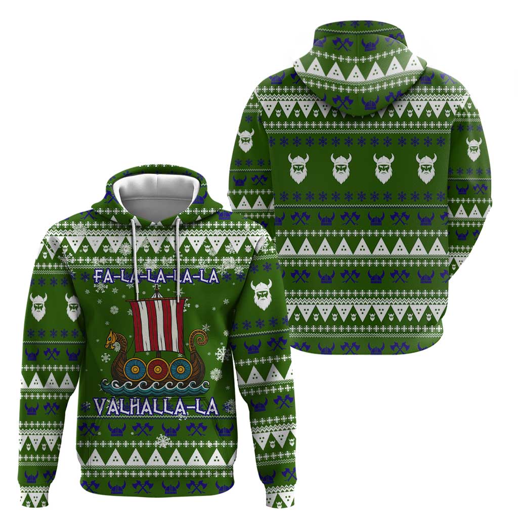 Amazing Viking Christmas Zip Hoodie Xmas Holiday Patterns - Wonder Print Shop