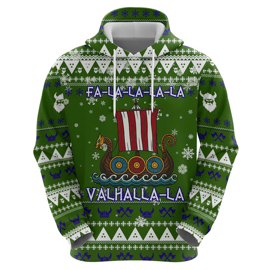 Amazing Viking Christmas Zip Hoodie Xmas Holiday Patterns - Wonder Print Shop