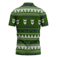 Amazing Viking Christmas Zipper Polo Shirt Xmas Holiday Patterns - Wonder Print Shop