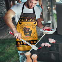 Americans Turkey Hunting Thanksgiving Christmas Apron Xmas Holiday Patterns - Wonder Print Shop