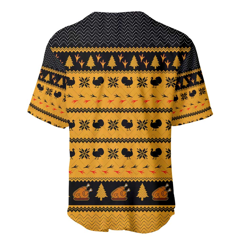 Americans Turkey Hunting Thanksgiving Christmas Baseball Jersey Xmas Holiday Patterns - Wonder Print Shop
