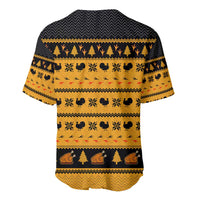 Americans Turkey Hunting Thanksgiving Christmas Baseball Jersey Xmas Holiday Patterns - Wonder Print Shop