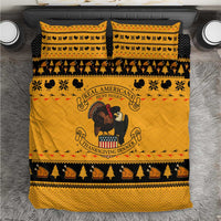 Americans Turkey Hunting Thanksgiving Christmas Bedding Set Xmas Holiday Patterns - Wonder Print Shop
