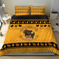 Americans Turkey Hunting Thanksgiving Christmas Bedding Set Xmas Holiday Patterns - Wonder Print Shop