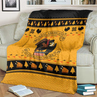 Americans Turkey Hunting Thanksgiving Christmas Blanket Xmas Holiday Patterns - Wonder Print Shop