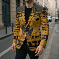 Americans Turkey Hunting Thanksgiving Christmas Blazer Xmas Holiday Patterns - Wonder Print Shop