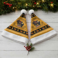 Americans Turkey Hunting Thanksgiving Christmas Santa Hat Xmas Holiday Patterns - Wonder Print Shop