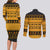 Americans Turkey Hunting Thanksgiving Christmas Couples Matching Long Sleeve Bodycon Dress and Long Sleeve Button Shirt Xmas Holiday Patterns - Wonder Print Shop