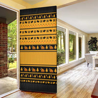 Americans Turkey Hunting Thanksgiving Christmas Door Cover Xmas Holiday Patterns - Wonder Print Shop