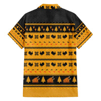 Americans Turkey Hunting Thanksgiving Christmas Family Matching Long Sleeve Bodycon Dress and Hawaiian Shirt Xmas Holiday Patterns - Wonder Print Shop