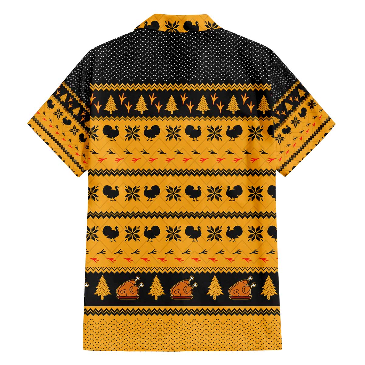 Americans Turkey Hunting Thanksgiving Christmas Family Matching Off The Shoulder Long Sleeve Dress and Hawaiian Shirt Xmas Holiday Patterns - Wonder Print Shop