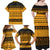 Americans Turkey Hunting Thanksgiving Christmas Family Matching Off Shoulder Maxi Dress and Hawaiian Shirt Xmas Holiday Patterns - Wonder Print Shop