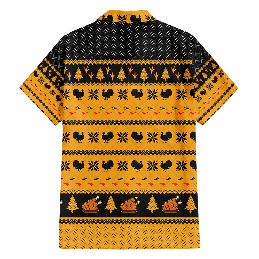 Americans Turkey Hunting Thanksgiving Christmas Family Matching Short Sleeve Bodycon Dress and Hawaiian Shirt Xmas Holiday Patterns - Wonder Print Shop