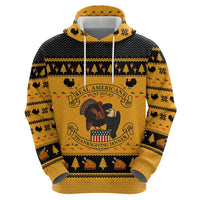 Americans Turkey Hunting Thanksgiving Christmas Hoodie Xmas Holiday Patterns - Wonder Print Shop