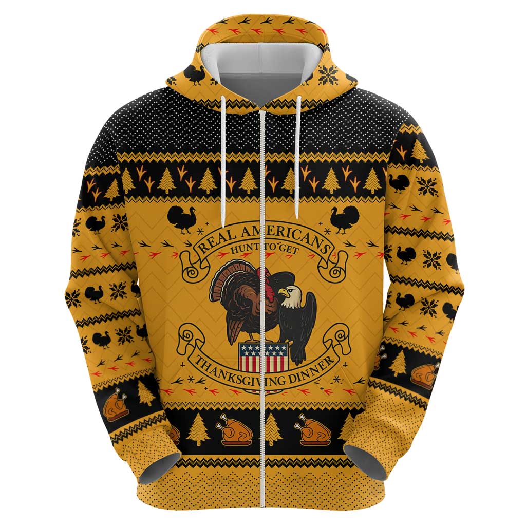 Americans Turkey Hunting Thanksgiving Christmas Hoodie Xmas Holiday Patterns - Wonder Print Shop