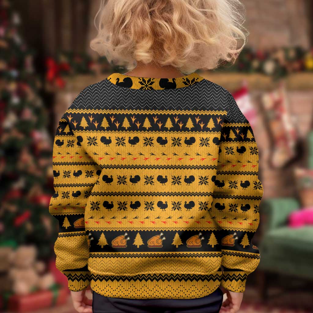 Americans Turkey Hunting Thanksgiving Christmas Kid Ugly Christmas Sweater Xmas Holiday Patterns - Wonder Print Shop