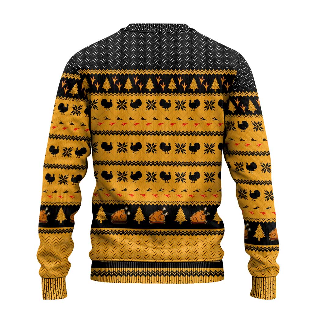 Americans Turkey Hunting Thanksgiving Christmas Ugly Christmas Sweater Xmas Holiday Patterns - Wonder Print Shop