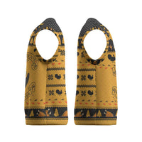 Americans Turkey Hunting Thanksgiving Christmas Knitted V-Neck Vest Xmas Holiday Patterns - Wonder Print Shop