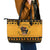 Americans Turkey Hunting Thanksgiving Christmas Leather Tote Bag Xmas Holiday Patterns - Wonder Print Shop