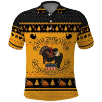 Americans Turkey Hunting Thanksgiving Christmas Polo Shirt Xmas Holiday Patterns - Wonder Print Shop