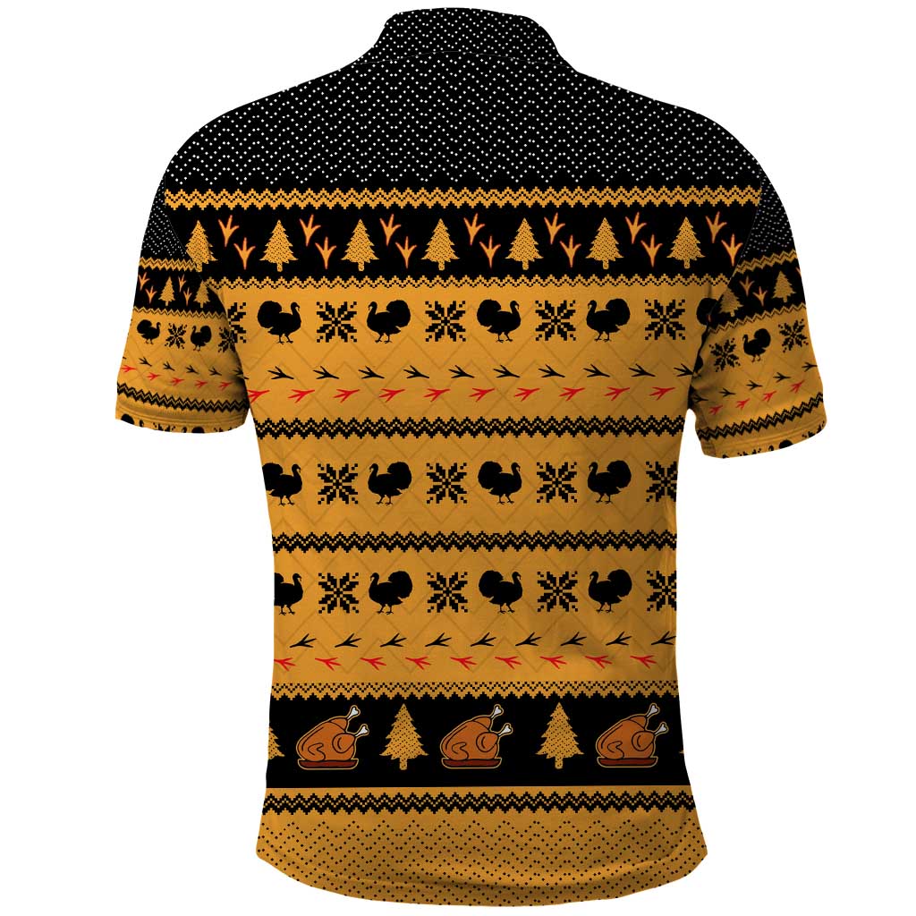 Americans Turkey Hunting Thanksgiving Christmas Polo Shirt Xmas Holiday Patterns - Wonder Print Shop
