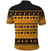 Americans Turkey Hunting Thanksgiving Christmas Polo Shirt Xmas Holiday Patterns - Wonder Print Shop