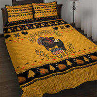 Americans Turkey Hunting Thanksgiving Christmas Quilt Bed Set Xmas Holiday Patterns - Wonder Print Shop