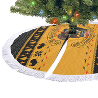 Americans Turkey Hunting Thanksgiving Christmas Tree Skirt Xmas Holiday Patterns - Wonder Print Shop
