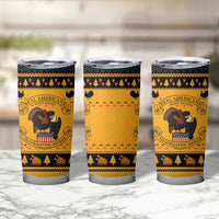 Americans Turkey Hunting Thanksgiving Christmas Tumbler Cup Xmas Holiday Patterns - Wonder Print Shop