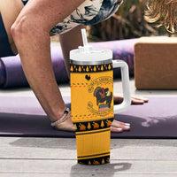 Americans Turkey Hunting Thanksgiving Christmas Tumbler With Handle Xmas Holiday Patterns - Wonder Print Shop