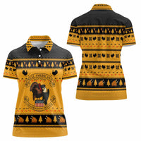 Americans Turkey Hunting Thanksgiving Christmas Women Polo Shirt Xmas Holiday Patterns - Wonder Print Shop